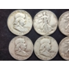 Image 2 : $3 Face Value in Assorted 90% Silver Half Dollars Ft. Walking Liberties & Franklins!