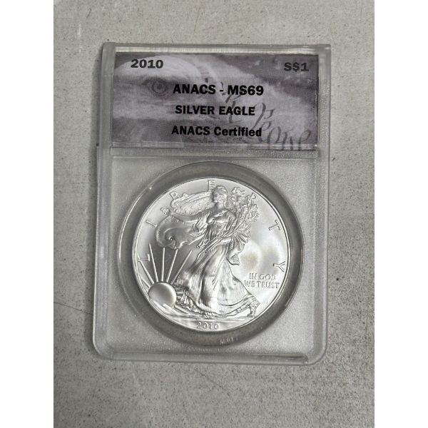 ANACS MS69 2010 Silver Eagle
