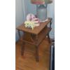 Image 2 : Maple End Table As shown With Contents  15 x 24 - 23" Height