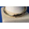 Image 4 : Elegant 14K Gold Bangle Style Bracelet With Diamonds - Weight: 22.6g