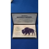 Image 4 : 1966 40% Silver Kennedy Half Dollar & 1920's Buffalo Nickels In Holders