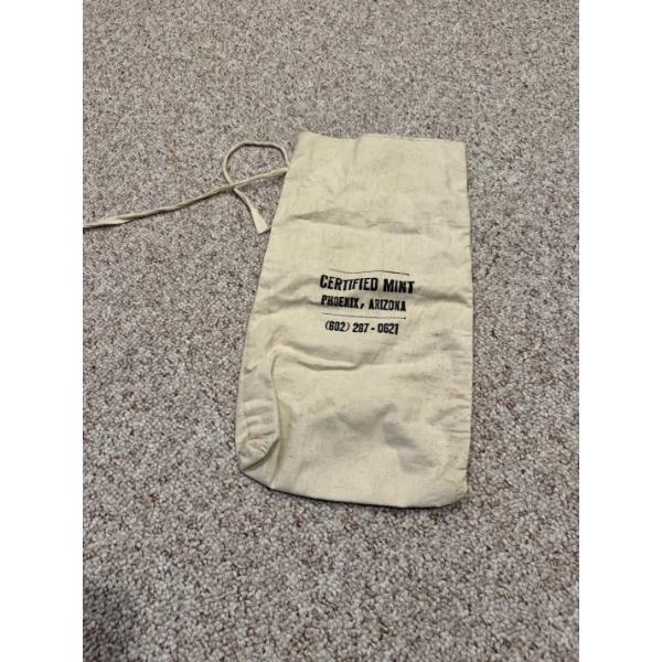 Large 17" X 10" Heavy Duty Bank Bag - Excellent Condition