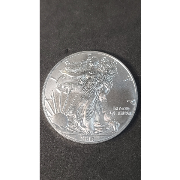 2016 American Eagle 1 Oz 99.9% Fine Silver Dollar