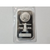 Image 1 : One Troy Ounce .999 Fine Silver Bar Featuring Morgan Dollar Design