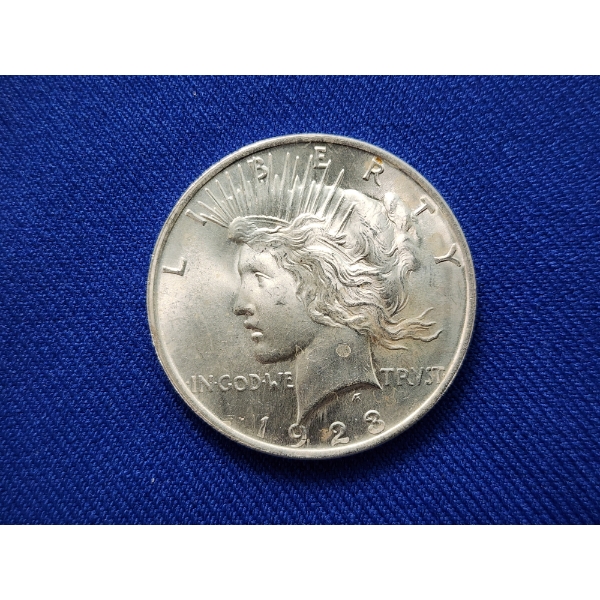 1923 90% Silver Peace Dollar in Excellent Condition