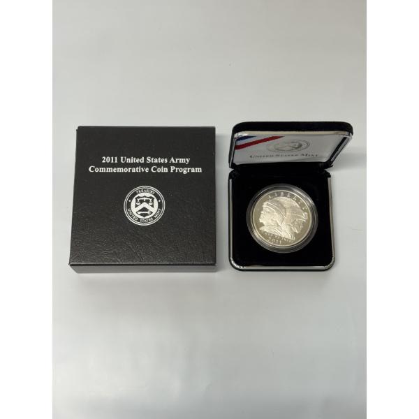 2011 United States Army 90 % Commemorative Silver Dollar - In Original Packaging- Mint Condition