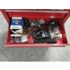 Image 9 : CRAFTSMAN Rolling Toolbox - 2 Pieces, 6 Drawers and Storage Space *WITH CONTENTS SEE PHOTOS*