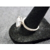 Image 4 : BEAUTIFUL Sterling Silver Engagement Ring Weighing 3.8 Grams ~ SIZE 8 - BIG Sparkle Stone