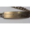 Image 3 : (3) Vintage Gold Filled On Sterling Silver Military ID Bracelets - Total Weight: 42.5g
