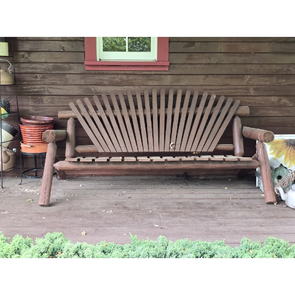 Long Wooden Bench - 78x34x36