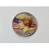 Image 2 : 1922 90% Silver Peace Dollar - Colorized with Case
