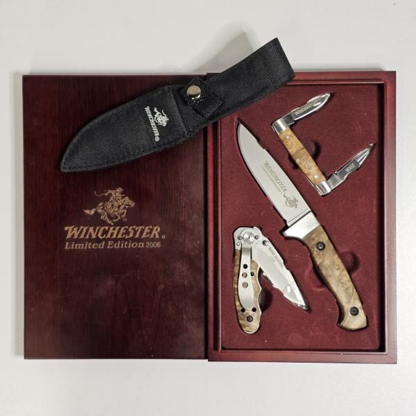 Winchester Limited Edition 2006 Burl Wood Knife Set
