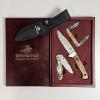 Image 1 : Winchester Limited Edition 2006 Burl Wood Knife Set