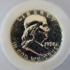 Image 2 : 90% Silver U.S. 1958-P Franklin Half Dollar Graded by PCC PROOF 68