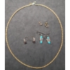 Image 1 : Lot Of Assorted Sterling Silver/ Gold-Plated Sterling Silver Jewelry - Weight: 9.5g