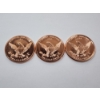 Image 5 : 3 - 1 AVDP Ounce .999 Fine Copper Rounds: 9/11, Colt 45, & M16 Rifle Designs (3 oz Total) Mint Cond.