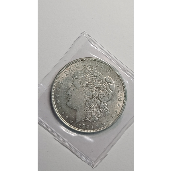 United States 1921 90% Silver Morgan Dollar