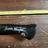 Image 9 : RARE ONE OF A KIND AXE FEAT. MEGADEATH ENGRAVED INTO AXE HEAD & HAND SIGNED BY SINGER DAVE MUSTAINE 