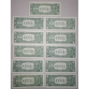 Image 13 : (11) U.S Series 1957 $1 Silver Certificate STAR Notes - Very Fine Condition - Face Value: $11.00
