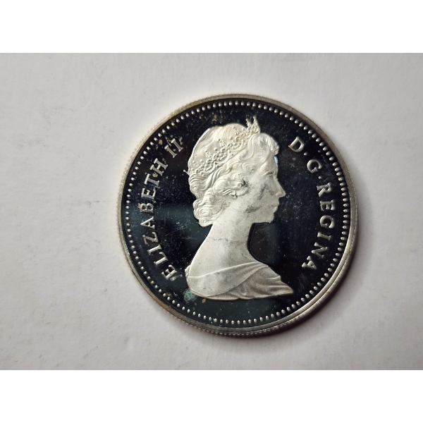 1984 Canadian Silver Dollar Commemorating 150th Anniversary of Toronto ~ 50% Silver Coin ~ ASW: 0.37