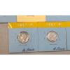 Image 5 : Assorted Years/Mint Marks United States Mercury 90% Silver Dimes With Coin Holder Box  - FV: $0.70