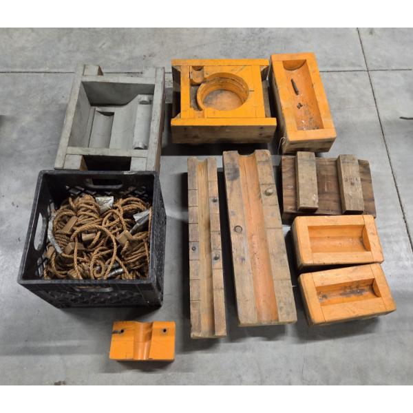 Heavy Duty Wood Molds And Vintage Rope 