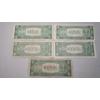 Image 7 : Series 1935 A, 1935 D, 1935 E , 1957 $1 Silver Certificates - Face Value: $5.00