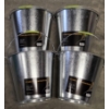 Image 1 : Four Brand New 2.1 Gallon Galvanized Steel Buckets With Handles