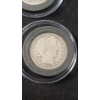 Image 8 : Assorted Years/Mint Marks Barber 90% Silver Half Dollars In Coin Capsules - Face Value: $2.00