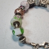 Image 2 : Sterling Silver Pandora-Like Charm Bracelet & Two Rings - See Photos! 
