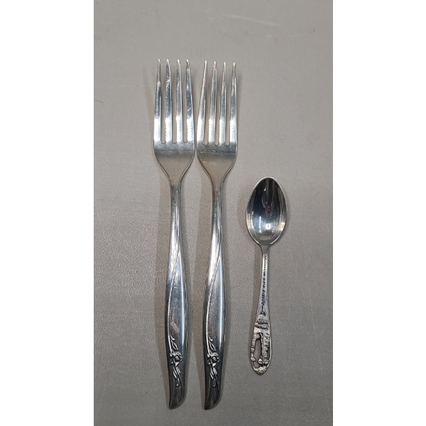 (3) Pcs Of Sterling Silverware - Total Weight: 124.2g