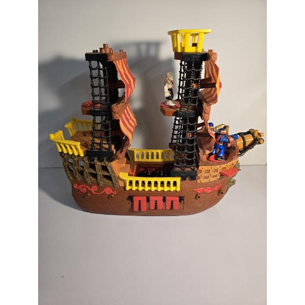 Fisher Price Toy Pirate Ship - 16" High