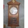 Image 1 : Vintage Wood Wall Clock 21"x8"