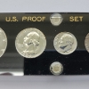 Image 3 : 1964 United States Proof Set Including 90% Silver Half Dollar, Quarter, & Dime