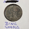Image 6 : Two United States Pennies - 1943 Steel Penny & Senior Citizen Money Clip Made From Penny!