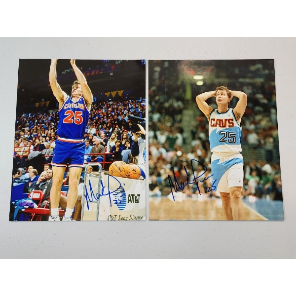 x2 Mark Price Cleveland Cavs Signed Photos - 8x10in 