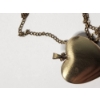 Image 4 : Gold-Filled & Gold-Plated Jewelry: Heart Locket Pendant, 16" Chain, & 18" Broken Chain