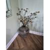 Image 3 : PICKUP IN NORTHFIELD - Gorgeous Pottery Floor Vase & Florals 16" x 13" As Shown - See Pics