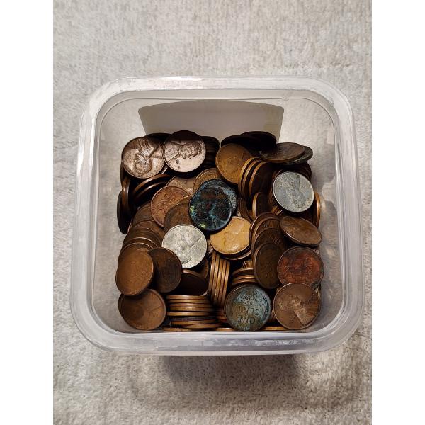 210 Assorted United States Wheat Pennies Including Steel Pennies - Various Years & Conditions!
