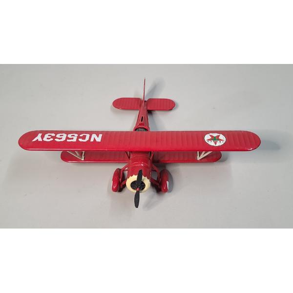Vintage Collectible "Wings Of Texaco"  Die-cast 1931 Biplane Replica NC563Y Coin Bank By ERTL 
