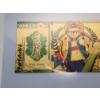 Image 2 : RARE 1996 Pokémon 999999 Gold Foil Note - Farfetch'd - Mint Condition in Protective Holder          