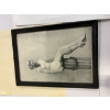 Image 8 : Lot of Miscellaneous Pictures - Clown (Tom Wood) - Norman Rockwell Photo of Young Girl in Mirror 