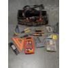 Image 1 : Tool Tote With Stapler, Grease Gun Accessory Kit, Screw Drivers, Electrical Tester And More!