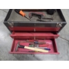 Image 6 : Like New Craftsman Driver Set, And Metal 17''x11'' Tool Chest With Contents -No Shipping