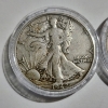 Image 2 : Two 90% Silver Walking Liberty Half Dollars ~ 1942 & 1941-D ~ $1.00 Face Value