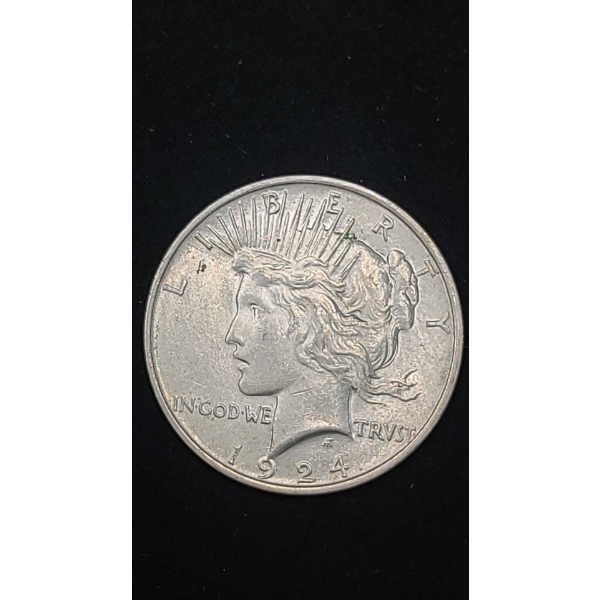 1924 90% Silver Peace Dollar 