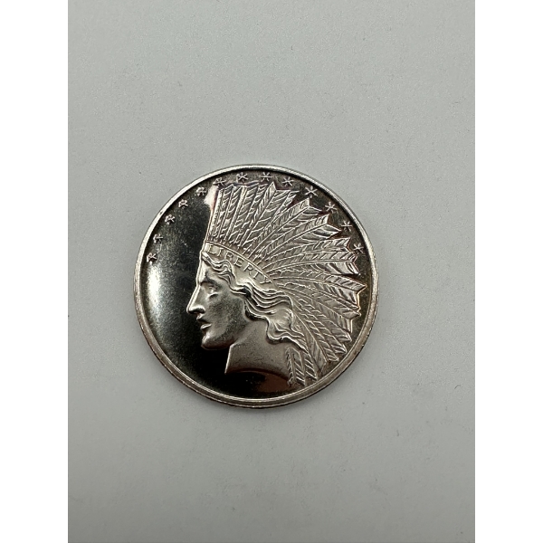 Silvertowne 1oz .999 Silver Indian Round
