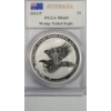 Image 2 : PCGS 2014-P MS69 1 Oz 999 Silver Australian Wedge Tailed Eagle Coin Signed By John M. Mercanti