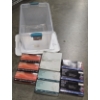 Image 1 : 64 Quart Storage Container And 10 Boxes Of Extra Large Disposable Gloves