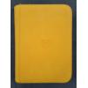 Image 1 : Yellow Trading Card Binder Featuring Four Card Double Sided Pages - Perfect for Nearly Any Standard 